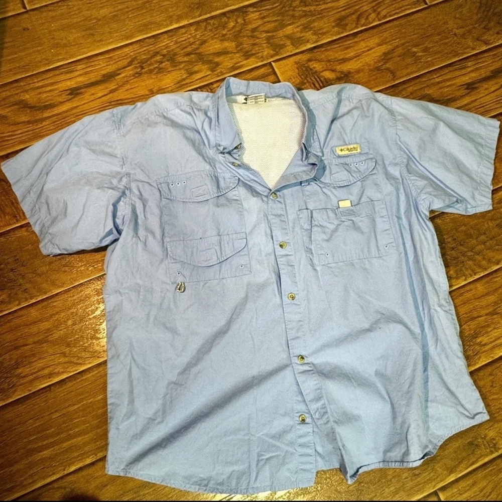 Columbia Sportswear Company PFG fishing shirt Large gently